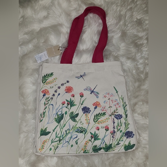 Shabby Chic Handbags - NWT ~ Shabby Chic | Large Canvas  Garden Tote